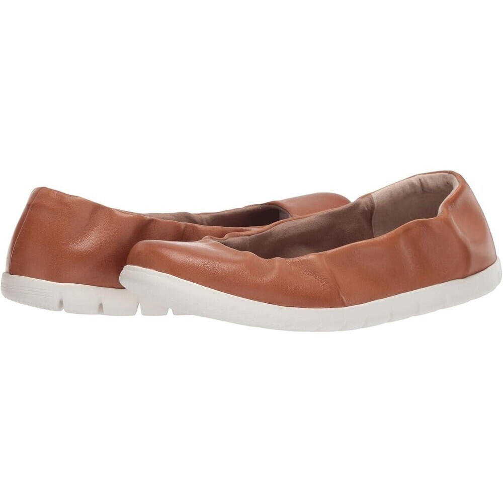 SAS Radiant 3743 Ballet Flats Women's 8.5WW Hazel Leather Slip On Shoes HAWK532